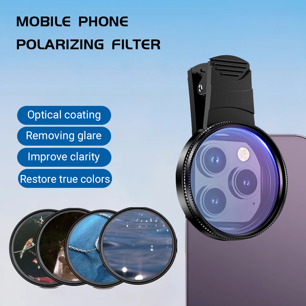 Phone Accessories And Gadgets - 52MM Mobile Phone Lens Universal Polarizer