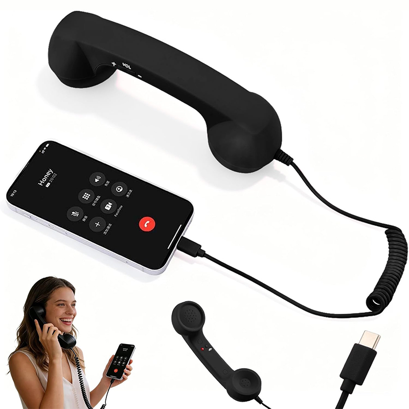 Retro Handset Phone - 2026 New Retro Style Type-C Phone