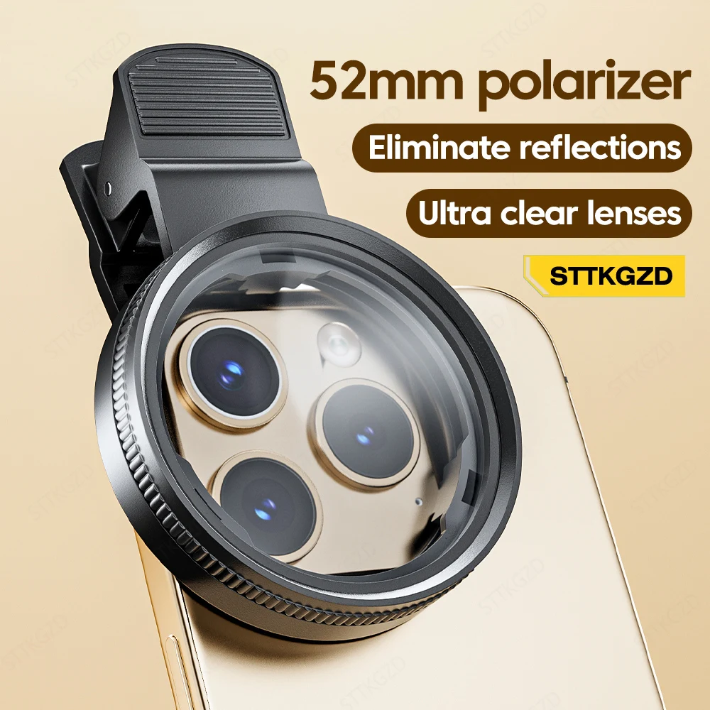 Phone Accessories And Gadgets - New 52mm CPL Mobile Phone Lens