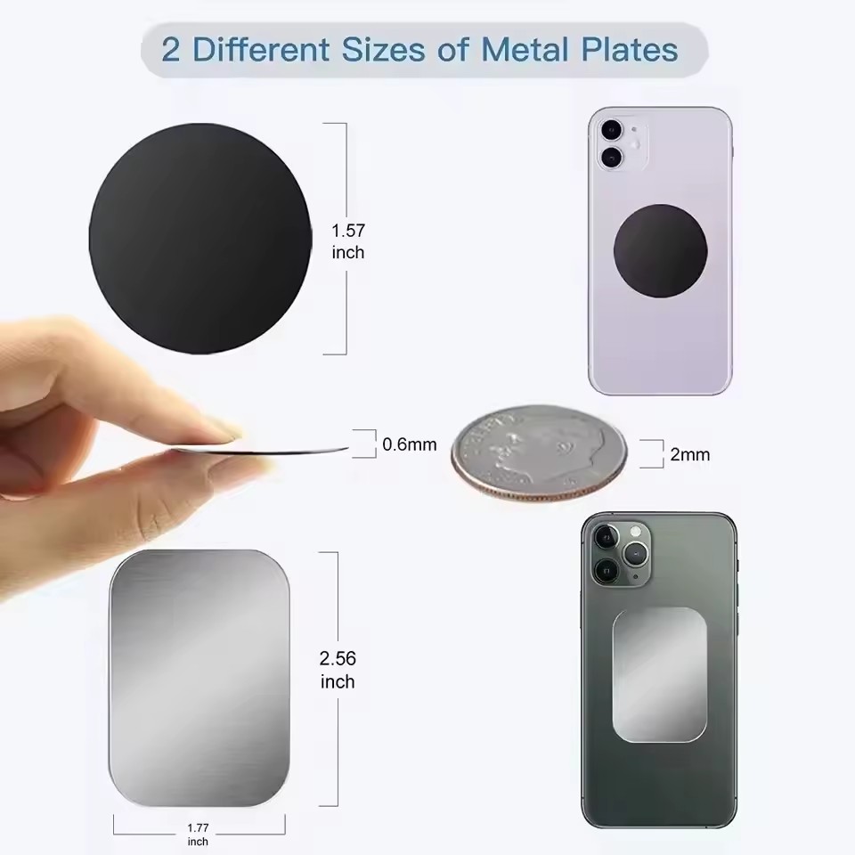 5/10pcs Magnetic Metal Plate D - Phone Accessories Holder Car 评论和价格