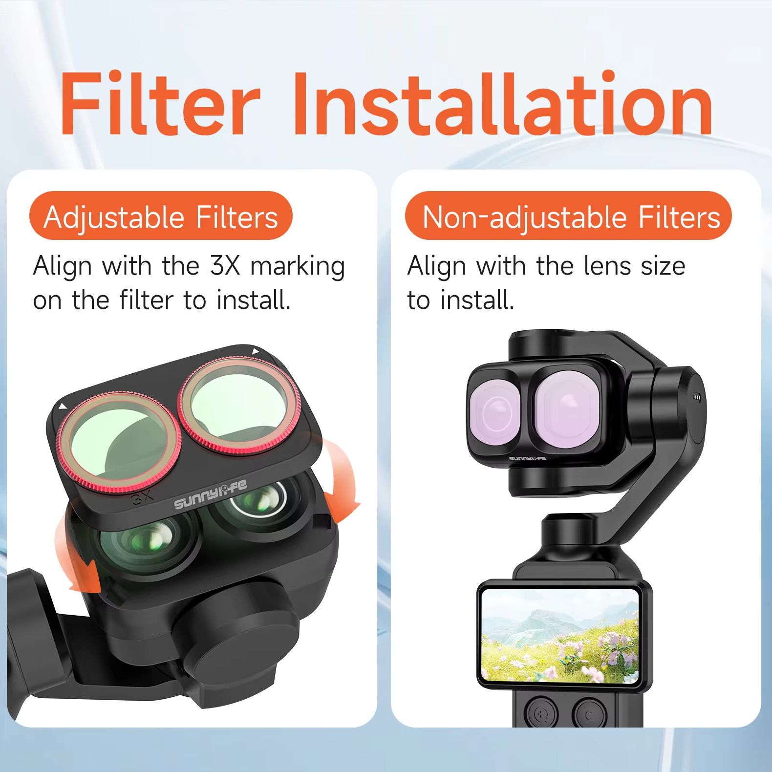 Lens Filter Kit for DJI Osmo P - Lens Camera Clip 评论和价格
