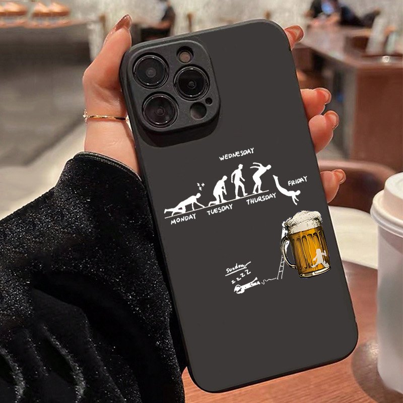 Creative Beer-Themed Phone Cas - Samsung Galaxy A55 评论和价格