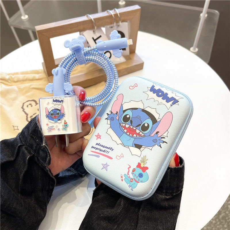 Cartoon Cable Protector for iP - Phone Accessories Box Set 评论和价格