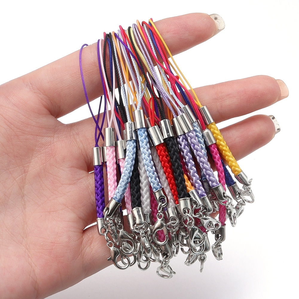 10pcs/lot 9cm Multicolor Braid - Phone Accessories Jewelry 评论和价格