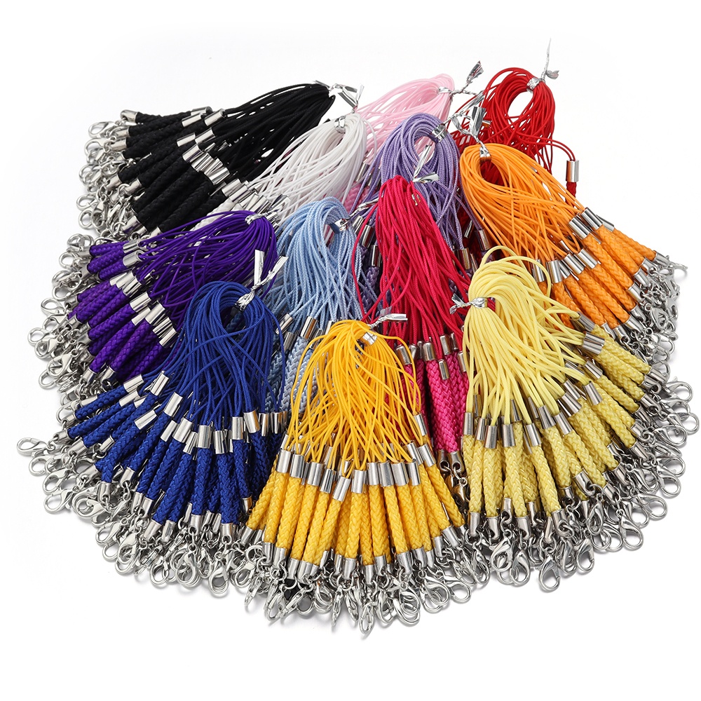 10pcs/lot 9cm Multicolor Braid - Phone Accessories Jewelry 评论和价格
