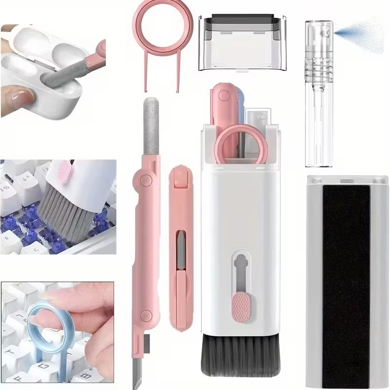 7 In 1 Earphone Cleaner Brush  - Lens Camera Clip 评论和价格