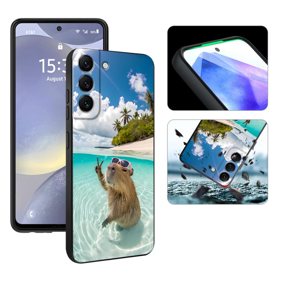 Vacation Capybara Case for Sam - Samsung Galaxy A55 评论和价格
