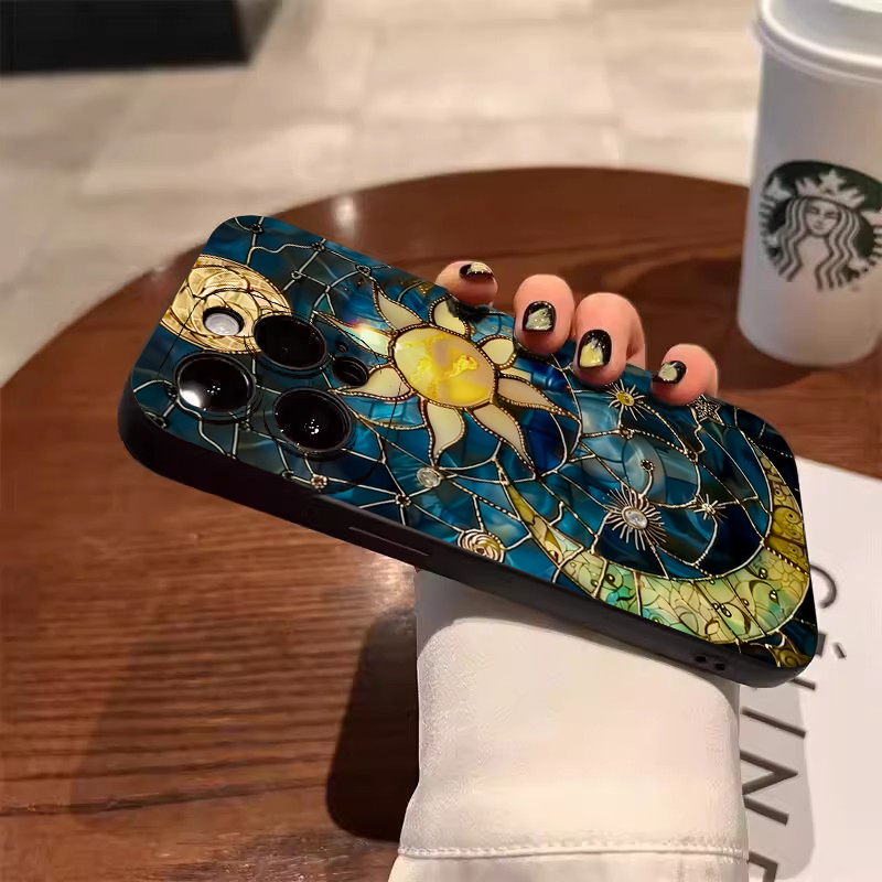 Aesthetic Sun Moon Print Phone - Samsung Galaxy A55 评论和价格