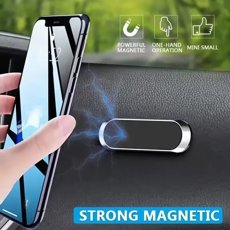Strip Metal Magnetic Phone Hol - Phone Accessories Holder Car 评论和价格