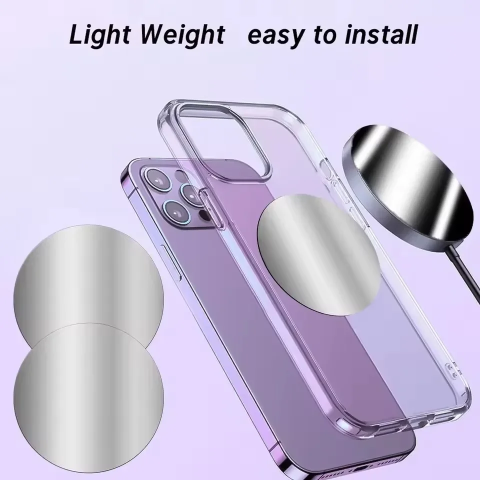 1-5PCS 8CM Magnetic Metal Plat - Phone Accessories Holder Car 评论和价格