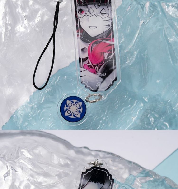 8pcs Anime Keychain Genshin Im - Phone Accessories Jewelry 评论和价格