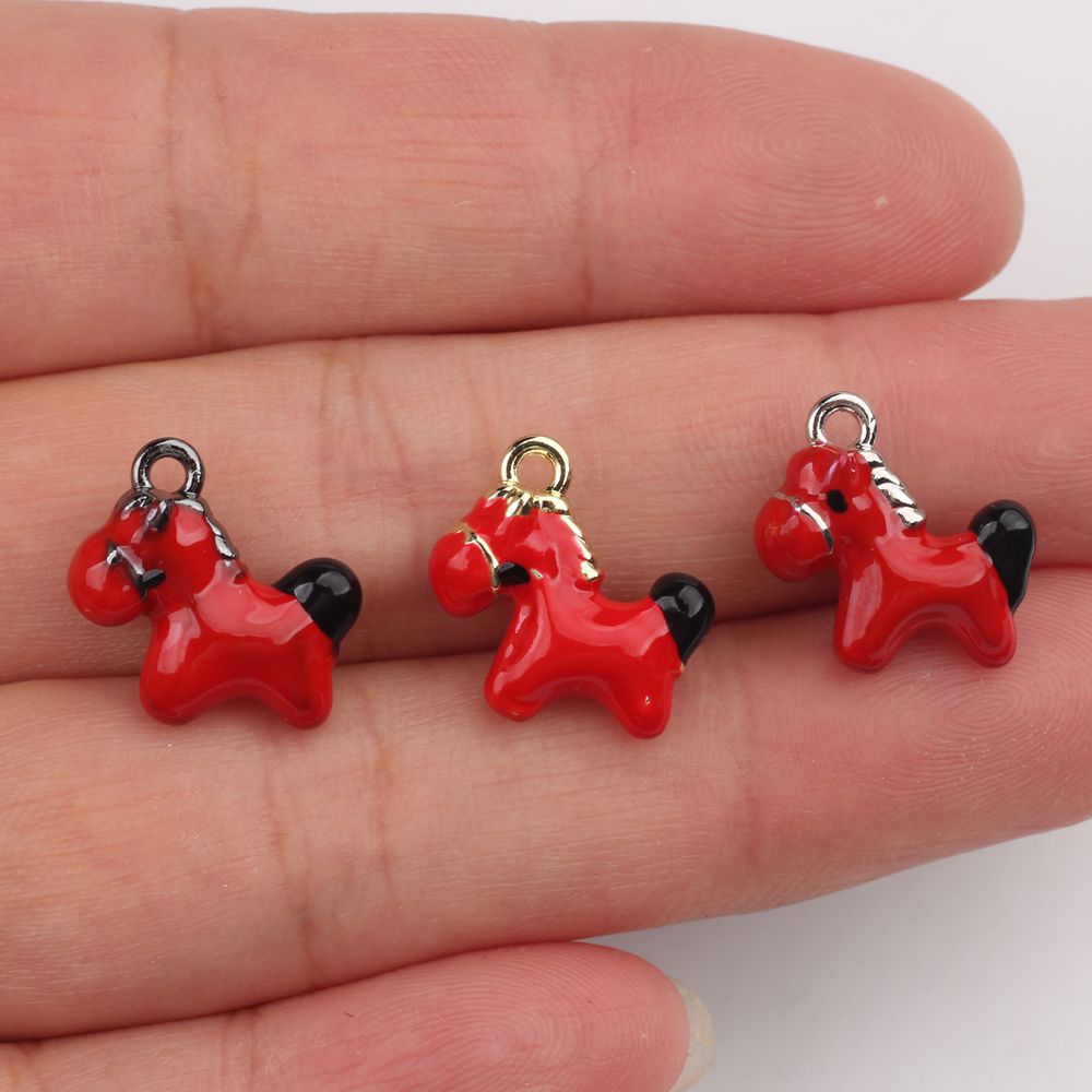 5pcs Cute Small Horse Charms A - Phone Accessories Jewelry 评论和价格