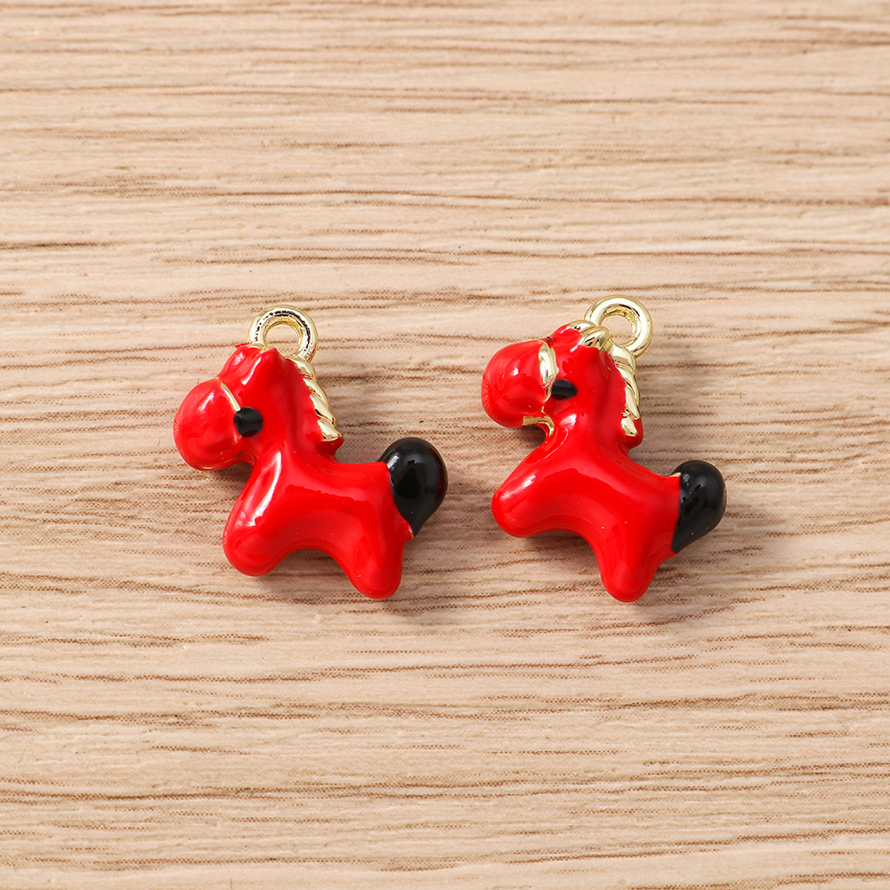 5pcs Cute Small Horse Charms A - Phone Accessories Jewelry 评论和价格