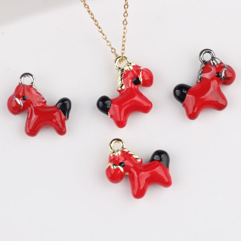 5pcs Cute Small Horse Charms A - Phone Accessories Jewelry 评论和价格