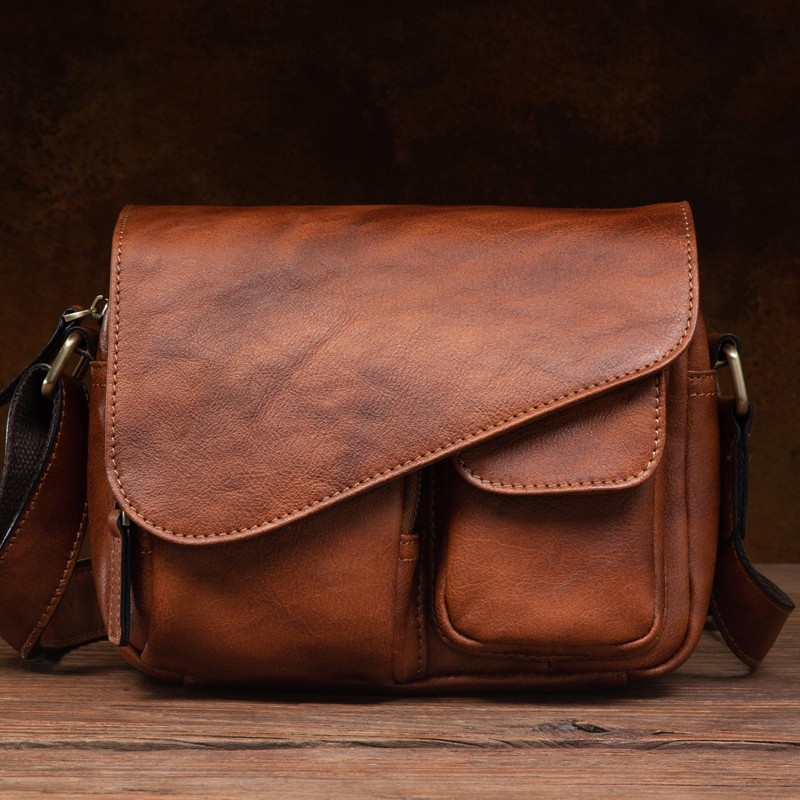 Men's Stylish Leather Shoulder - Phone Accessories In China 评论和价格