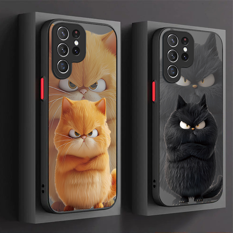 Angry Cat Couple Style Case fo - Samsung Galaxy A55 评论和价格
