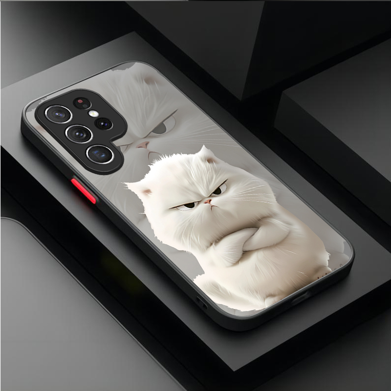 Angry Cat Couple Style Case fo - Samsung Galaxy A55 评论和价格