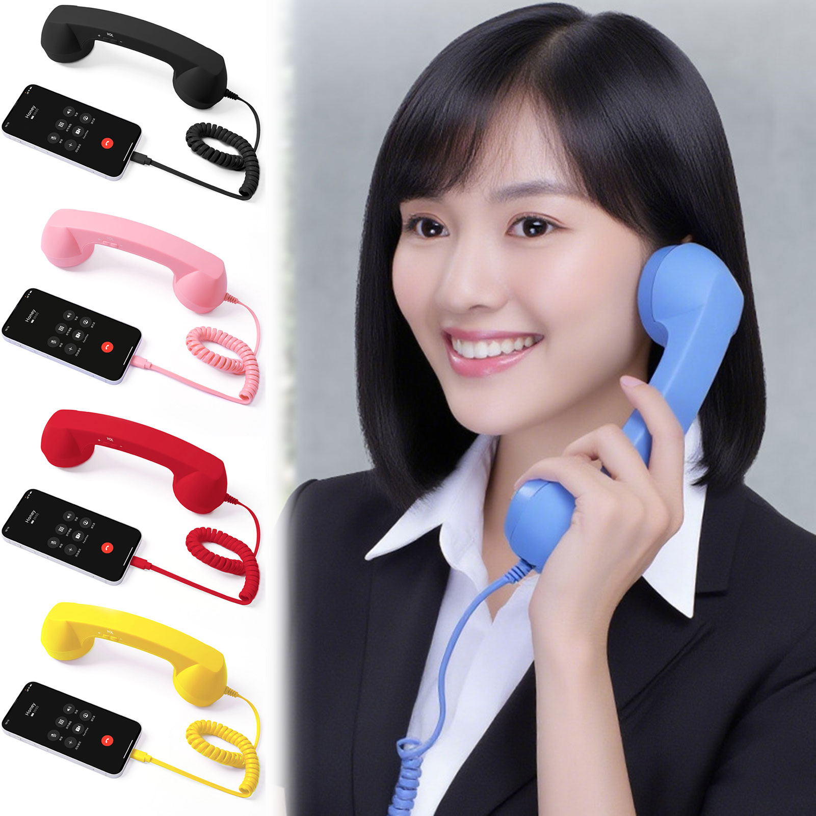 Retro Type C Telephones Handse - Retro Handset Phone 评论和价格