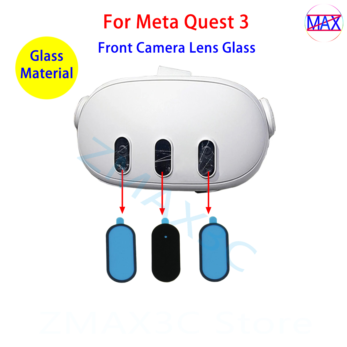 For Meta Quest 3 VR Headset Ca - Lens Camera Clip 评论和价格