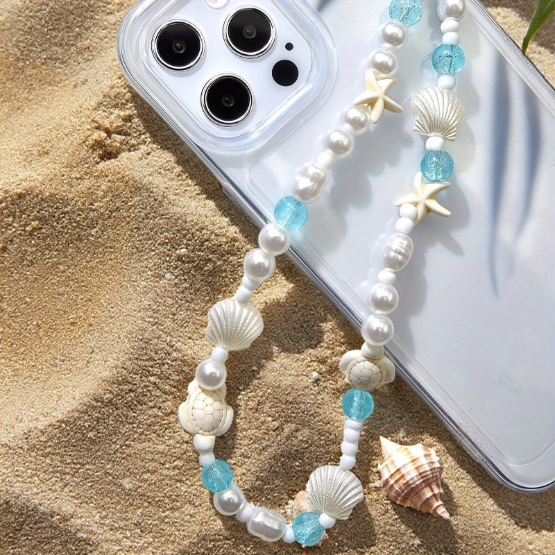 Blue Sea Star Shell Beaded Pho - Phone Accessories Box Set 评论和价格