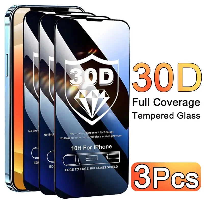 3PCS Glass Protector Phone Cas - Phone Accessories And Gadgets 评论和价格