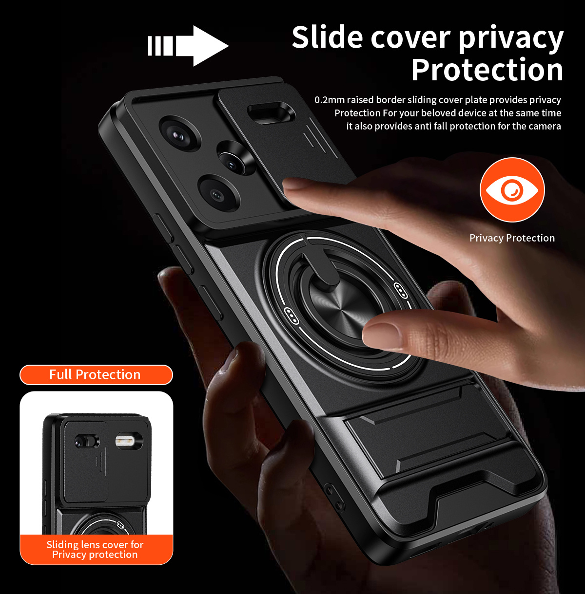 Lens Slide Camera Phone Case f - Phone Accessories Holder Car 评论和价格