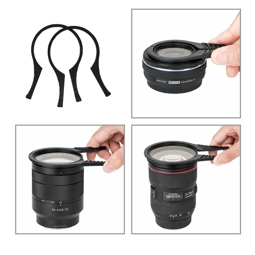 2PCS Portable Camera Lens Filt - Lens Camera Clip 评论和价格